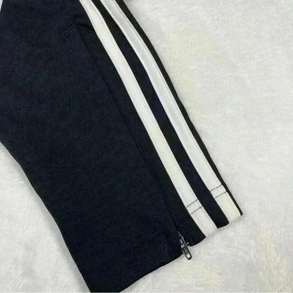 Adidas Pants Signature 3 Stripes with Zipper ankle Size 4-6 - Picture 2 of 9